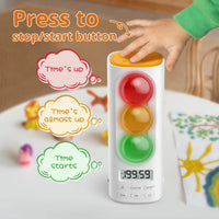 ADHD Traffic Light Visual Timer — Time Management Tool for Kids