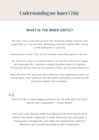 What Does Your Inner Critic Tell You? — A Self-Compassion Workbook