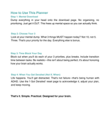 ADHD Parent Focus Planner — Daily Planning That Actually Works for Your Brain