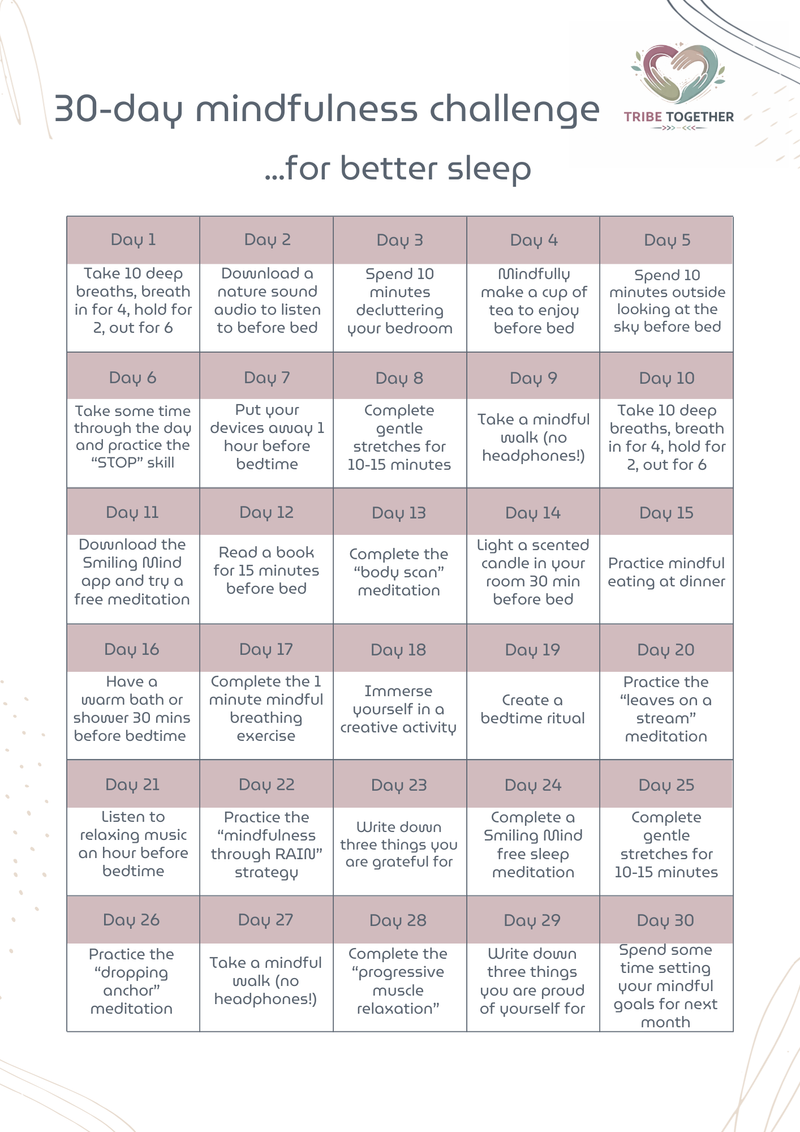 30 Days of Mindfulness — Realistic Calm for the ADHD Parent Brain