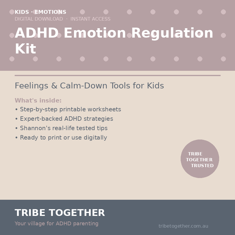 ADHD Emotion Regulation Kit — Feelings & Calm-Down Tools for Kids
