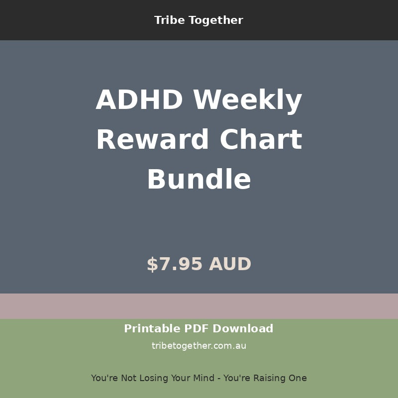 ADHD Weekly Reward Chart Bundle